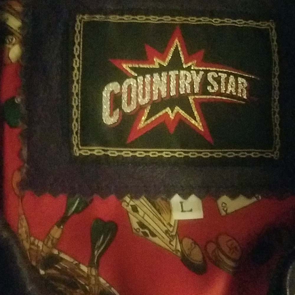 Country Star purple lambskin leather jacket - Picture 4 of 6
